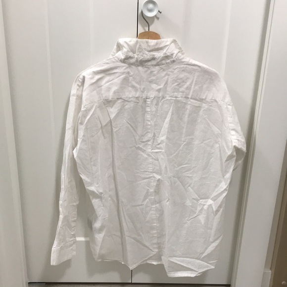 BDG (Urban Outfitters) Oversized Textured Blouse with Pocket - Picture 2 of 3
